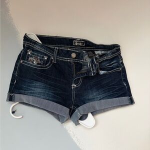 Soundgirl Dark Blue Jean Shorts